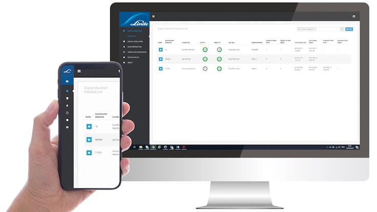 Remote system to determine tank level & pressure levels