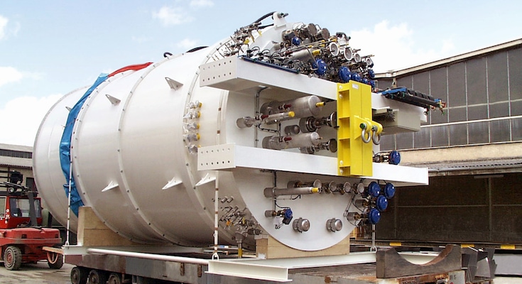 Helium Liquefier / Linde Kryotechnik AG / Schalchen, Transport