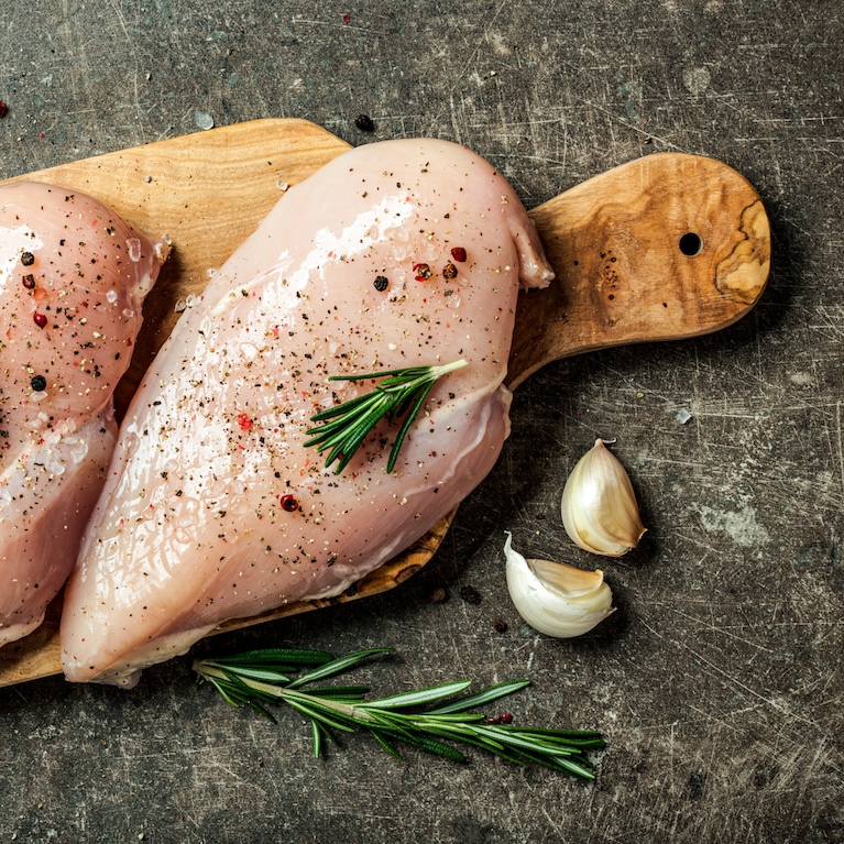 Roast chicken pieces