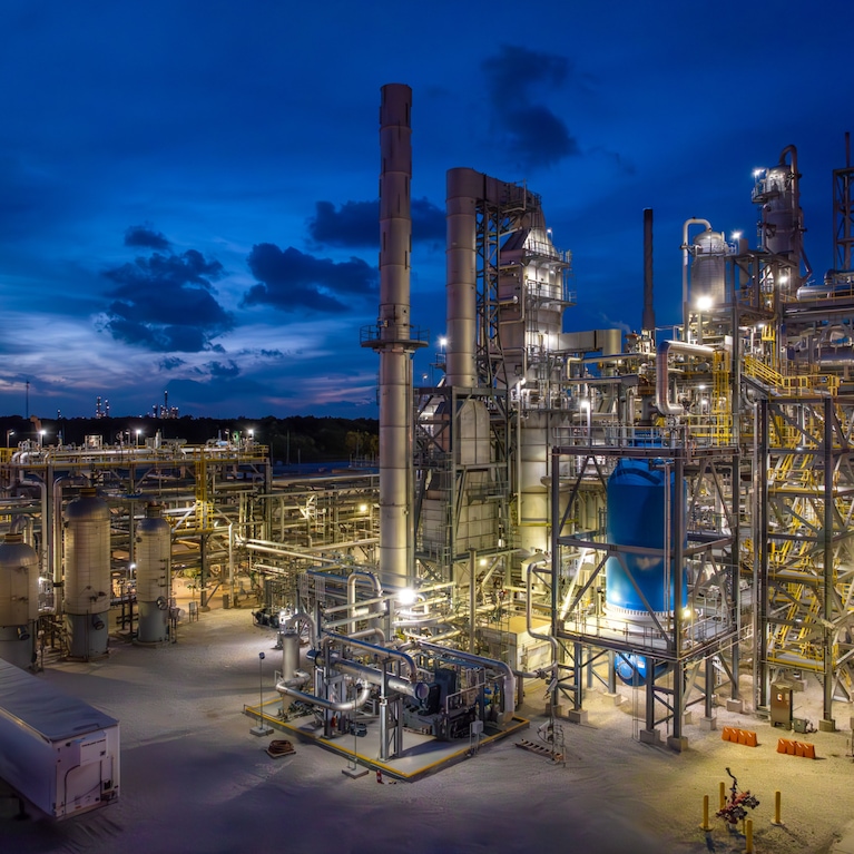 ATR Facility at night, Houston, United States