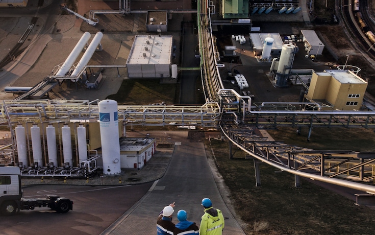 Linde PLANTSERV, performance and efficiency, Hydrogen and CO2 PSA Unit, air separation unit (ASU), Leuna Germany