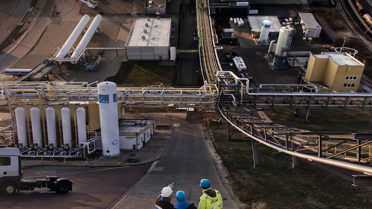 Linde PLANTSERV, performance and efficiency, Hydrogen and CO2 PSA Unit, air separation unit (ASU), Leuna Germany