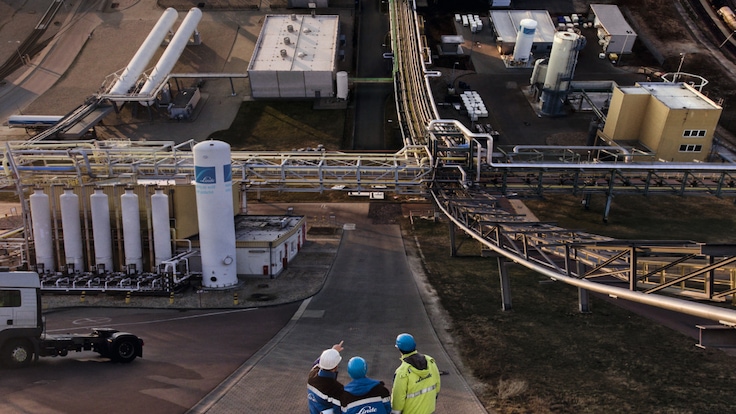 Linde PLANTSERV, performance and efficiency, Hydrogen and CO2 PSA Unit, air separation unit (ASU), Leuna Germany