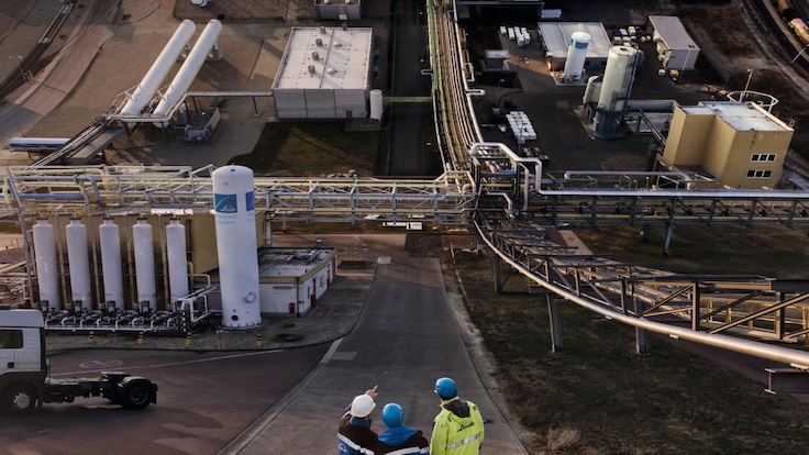 Linde PLANTSERV, performance and efficiency, Hydrogen and CO2 PSA Unit, air separation unit (ASU), Leuna Germany