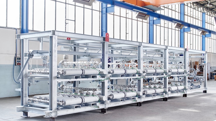 HISELECT powered by Evonik membrane skid built for a petrochemical complex in Texas, United States of Americ