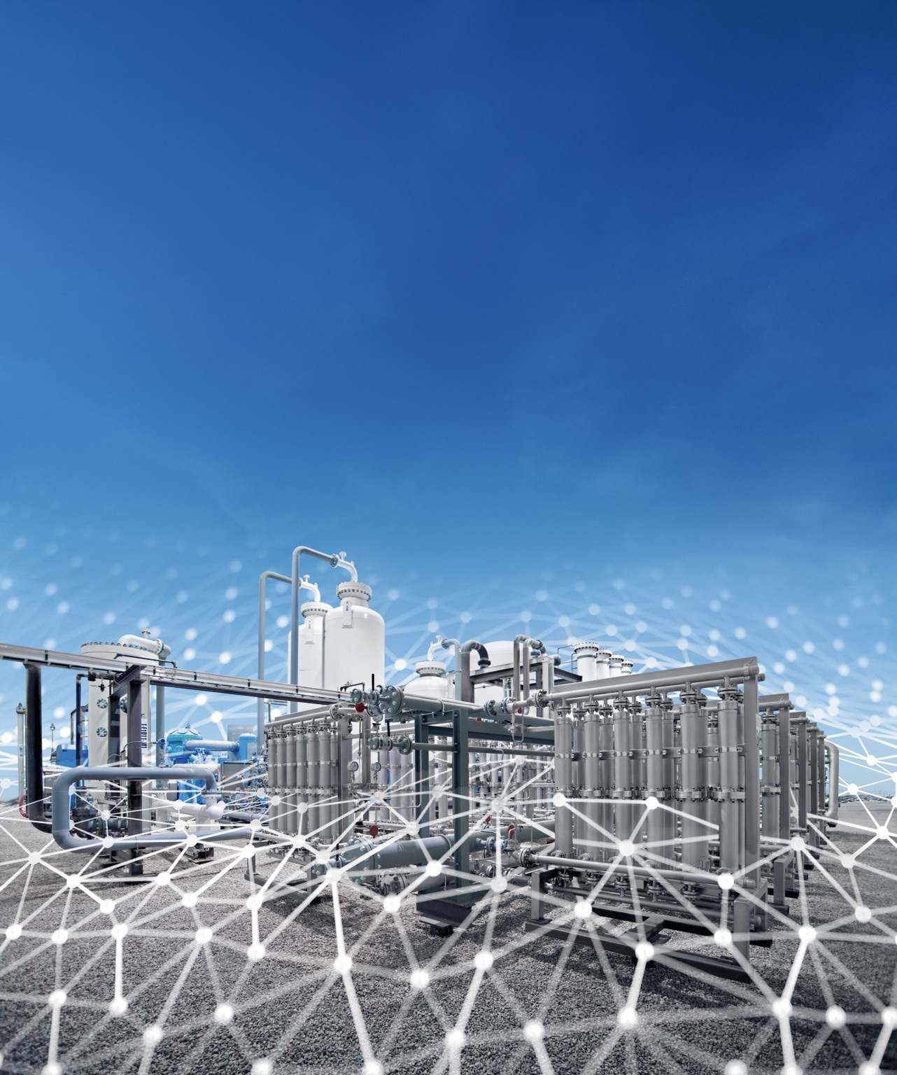 Adsorption and membrane plants