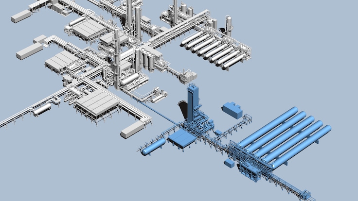 3-D model of the Integrated StarLNGL unit