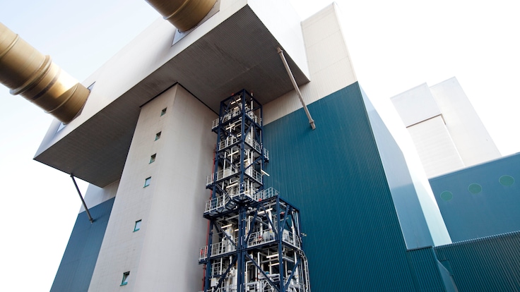 CO2 flue gas wash unit (pilot plant); Operator: RWE Power AG; Location: Niederaussem, Germany