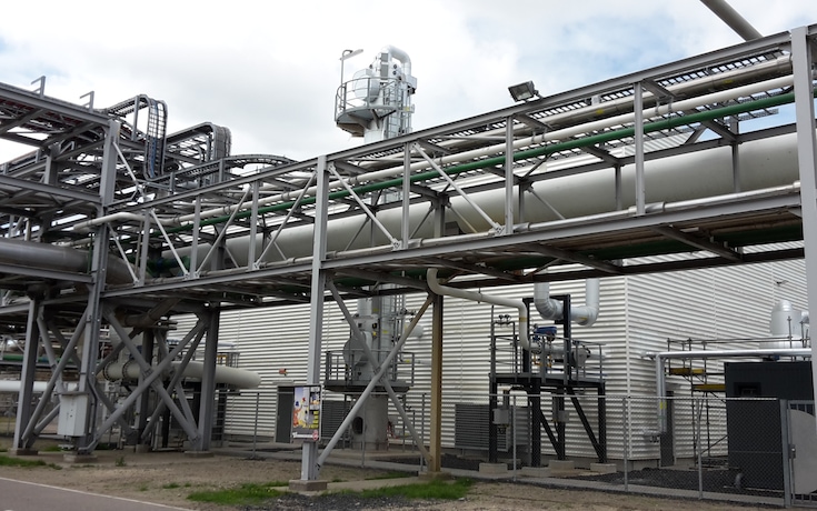 CO2 purification plant in Rotterdam, Netherlands