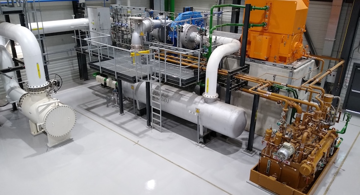 CO2 zuiveringsinstallatie in Rotterdam