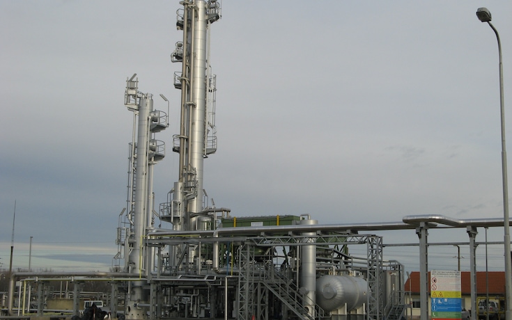 CO₂ Capture Plant in Repcelak, Hungary