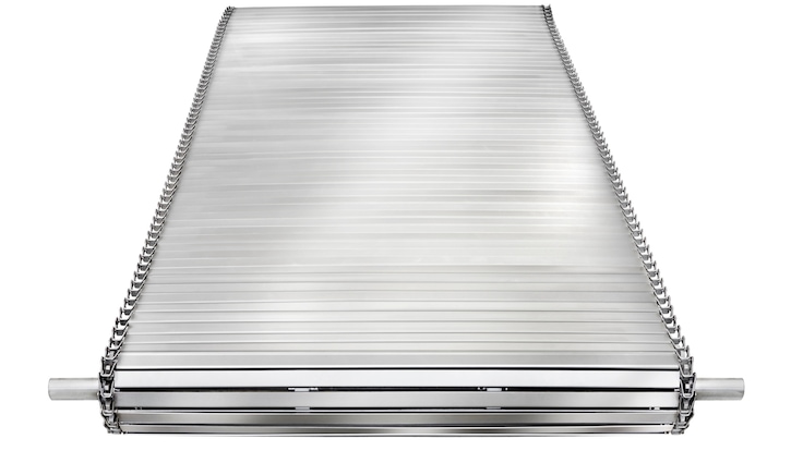 Smooth plate belt surface