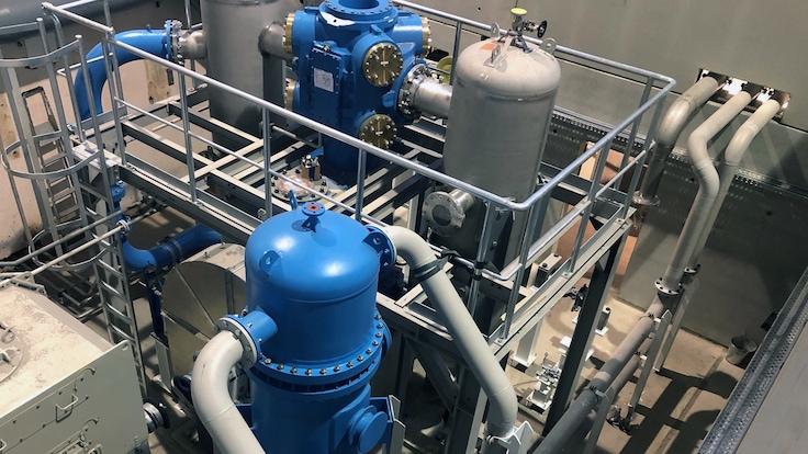 The LINDE PLANTSERV team installed two new piston compressors at the Linde Gas site in Linz, Austria