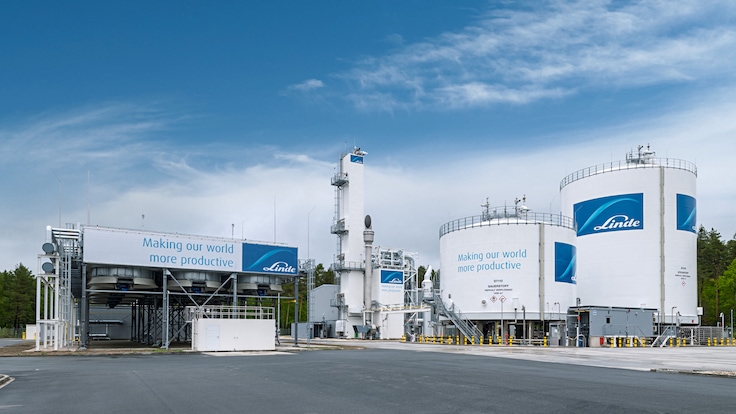 Modular air separation plant at Roethenbach, Germany