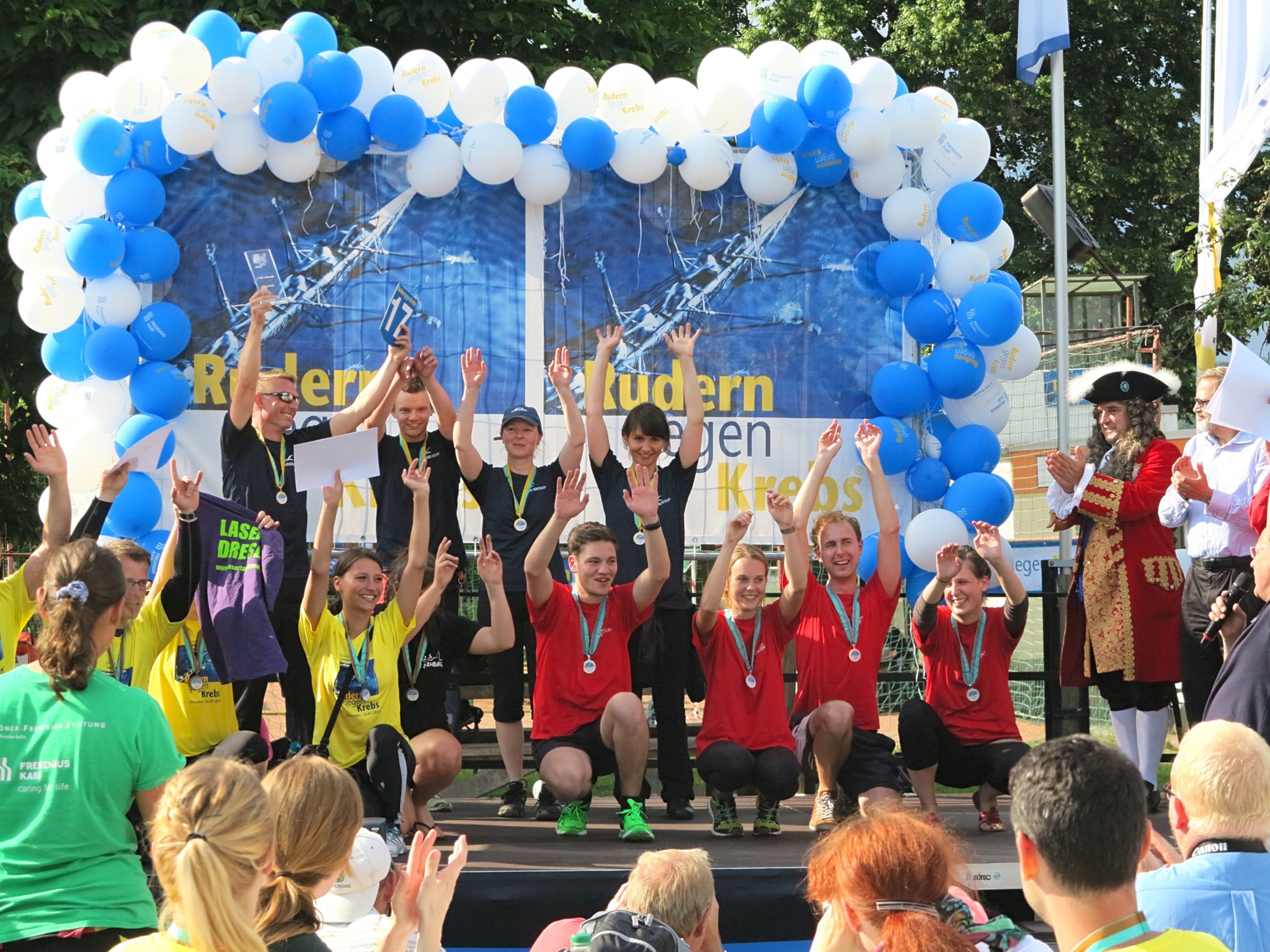 "Rowing against the cancer" tide