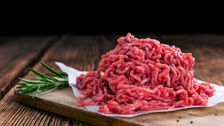 Freshly ground beef