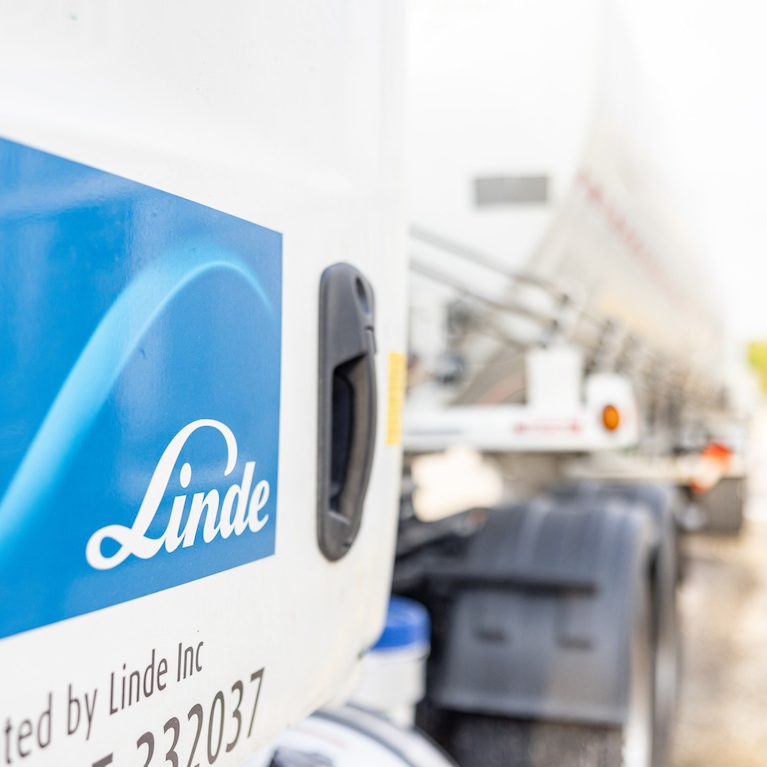 Close up of US driver tractor cab