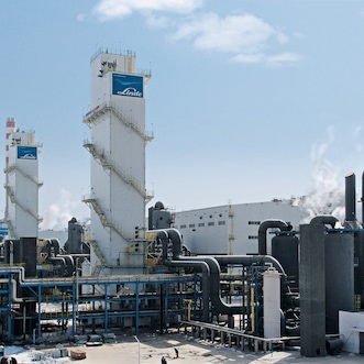 Air separation units near Yinchuan City, China.