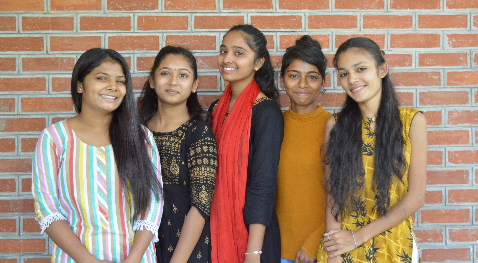 Girls under the 'Educational Sponsorship Program' by LE India