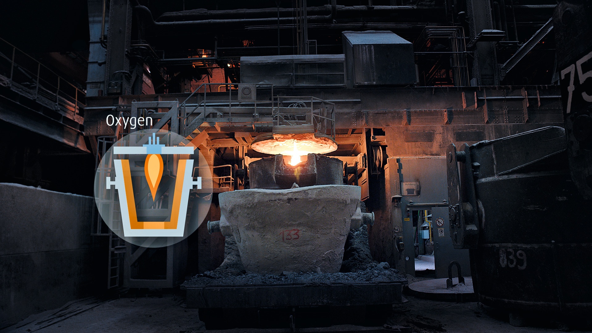 Steel production oxygen 