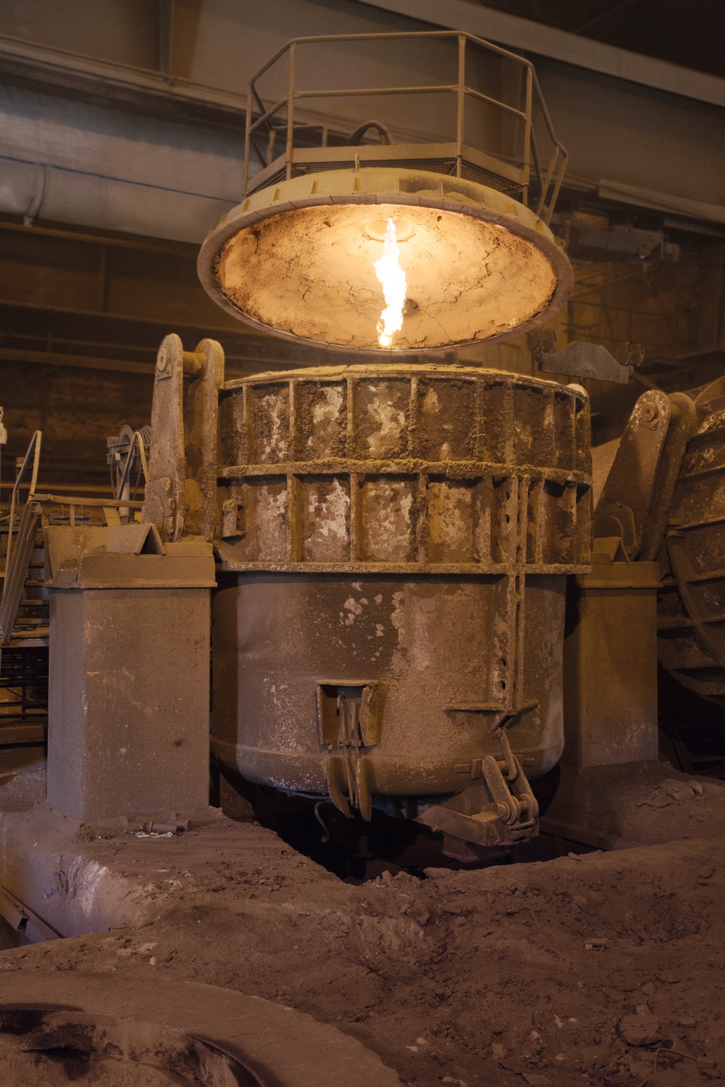 oxygen ladle preheating