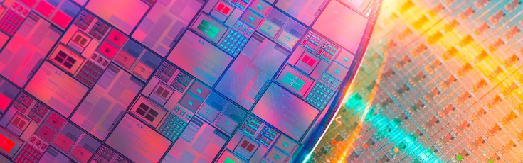 Microchip used in electronics
