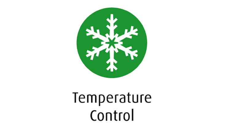 Snowflake temperature control icon