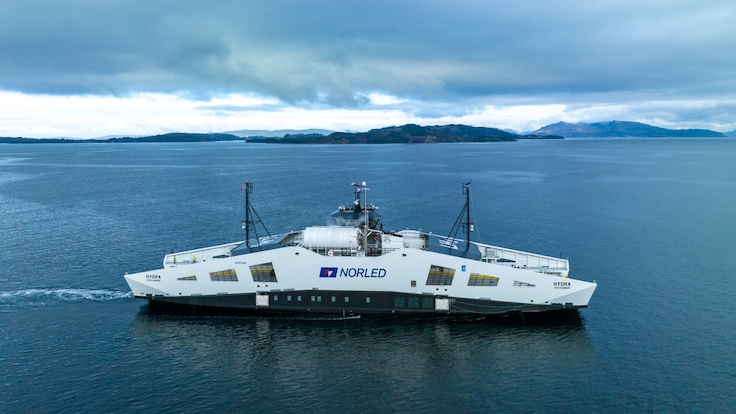 Hydrogen powered ferry