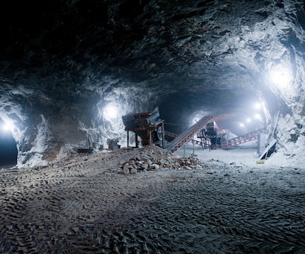 Mine work underground