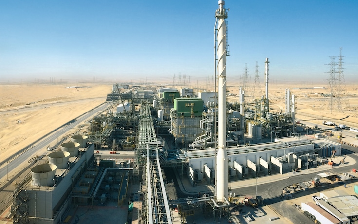Ammonia plant in Al Jubail, Saudi Arabia