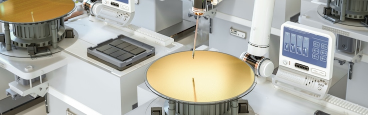 Semiconductor manufacturing with robotic arms