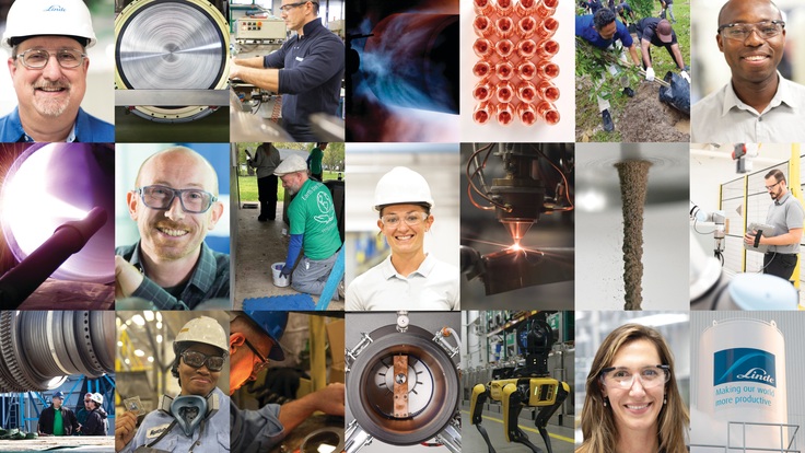 Linde Advanced Materials Technology Photo Collage