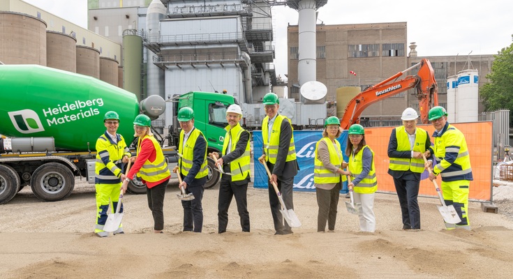 Groundbreaking Ceremony for one of the World's First Large-Scale Carbon Capture Projects in the Cement Industry