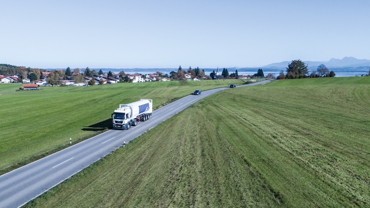 HELICS tanks on a truck