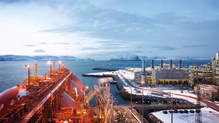 From Norway to the four corners of the globe: Cryogenic LNG from Hammerfest travels around the world in the spherical tanks of the Arctic Princess.