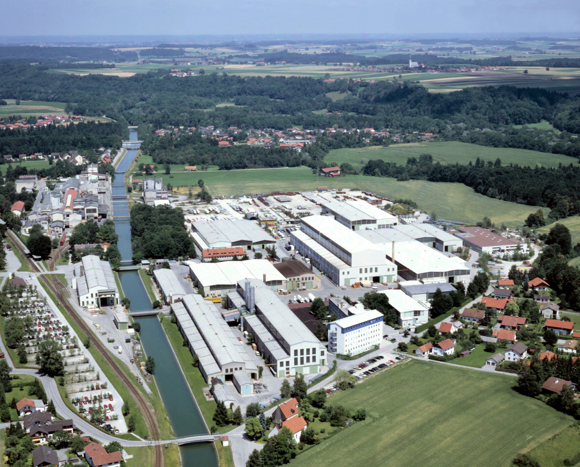 Schalchen plant aerial view