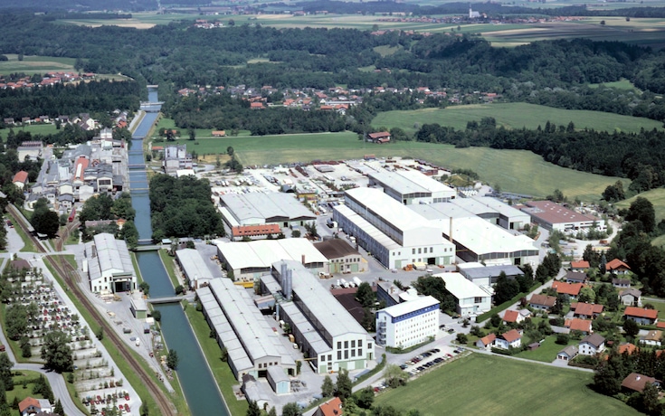 Schalchen plant aerial view