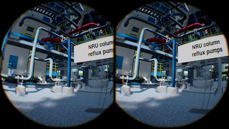 Virtual Reality Tour inside a Plant