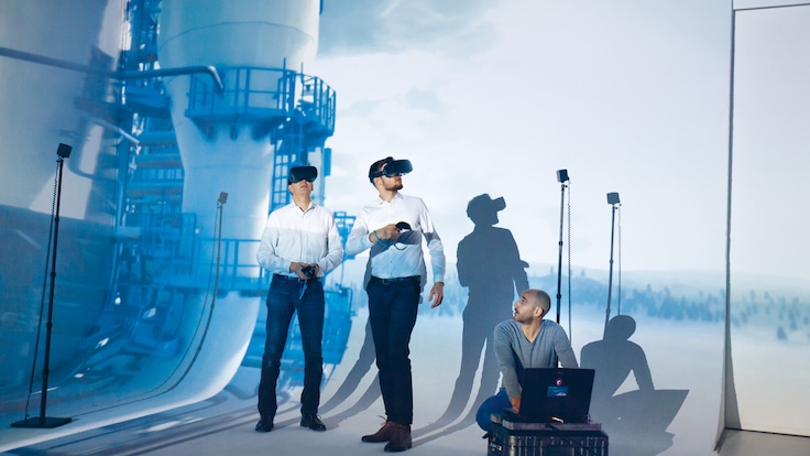 Thanks to virtual reality (VR), safe remote training of field operators is now possible for various critical operation and emergency scenarios.