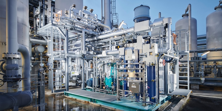 Pilot plant using HISELECT to extract hydrogen (Dormagen, Germany)