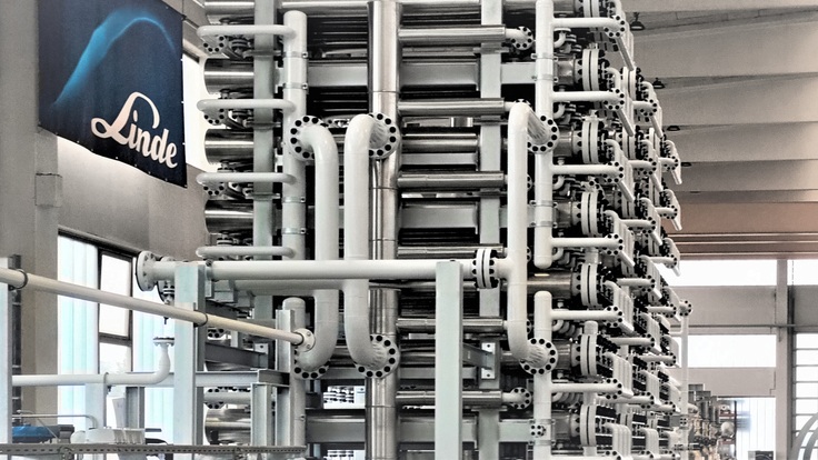 Membrane skid near Leipzig, Germany