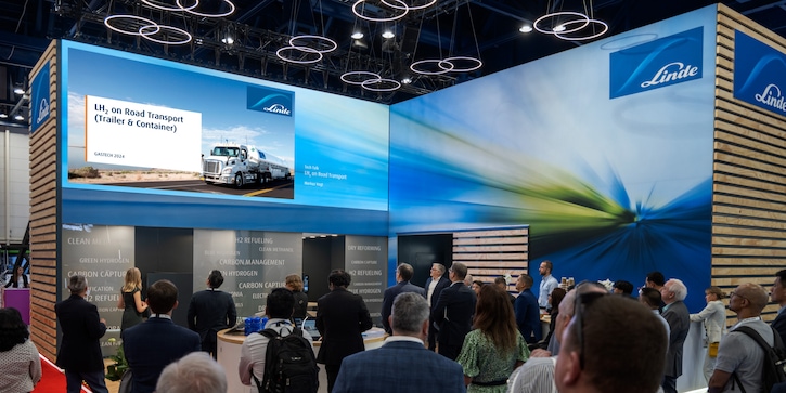 Gastech 2024, Linde Booth Impression