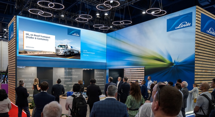 Gastech 2024, Linde Booth Impression