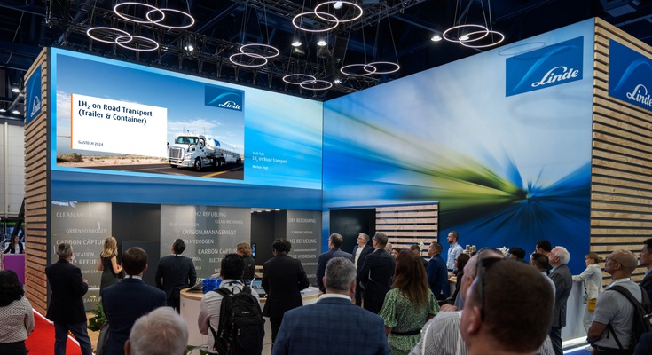 Gastech 2024, Linde Booth Impression