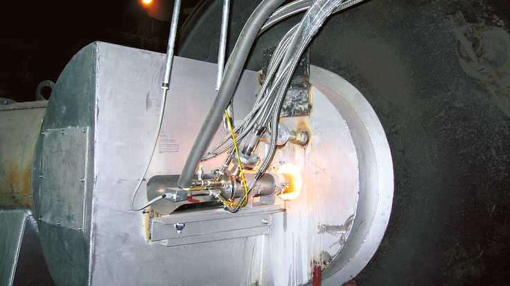 combustion process burner