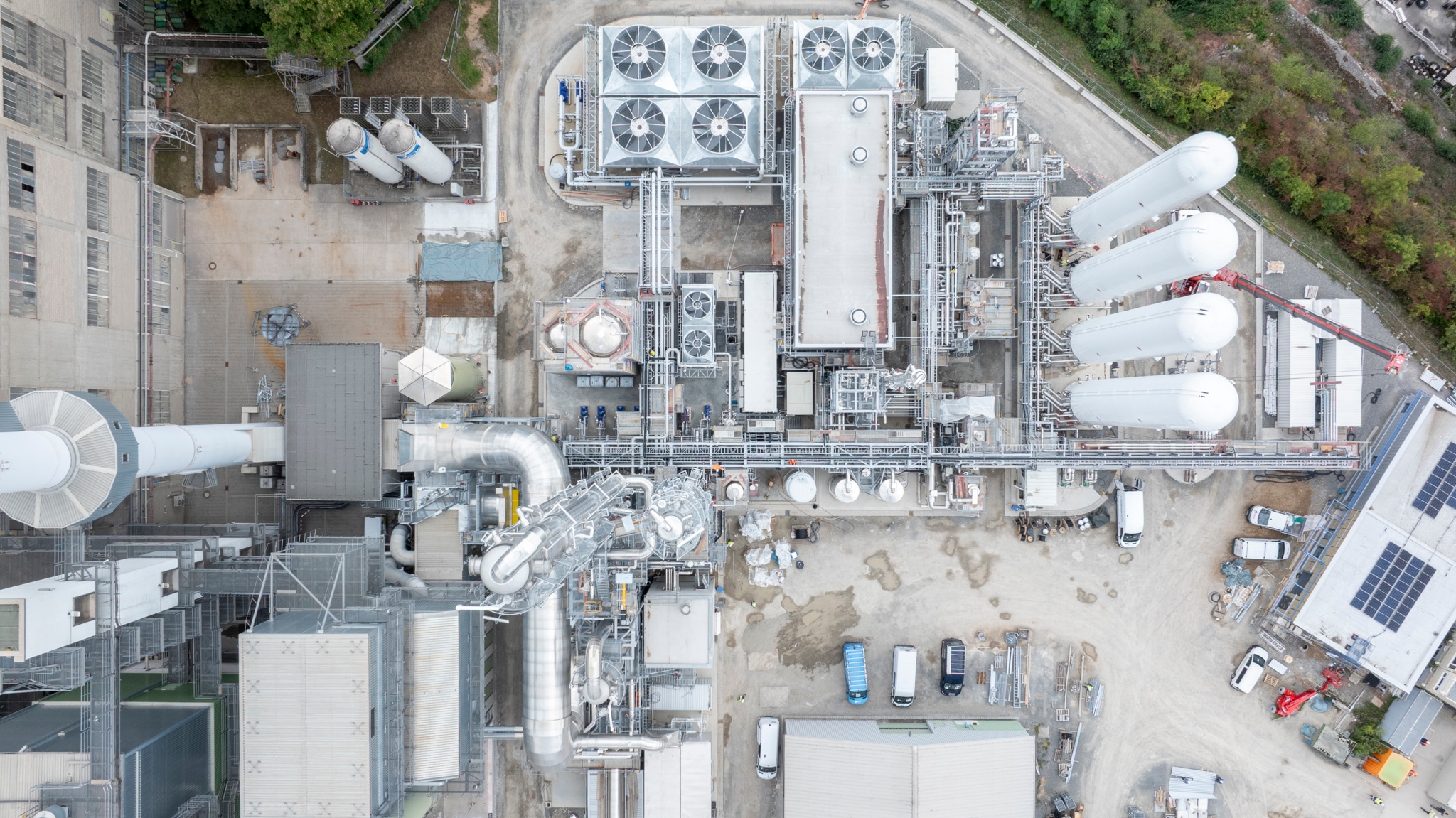 CCU plant in Lengfurt, Germany.