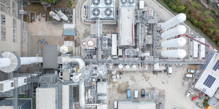 CCU plant in Lengfurt, Germany.