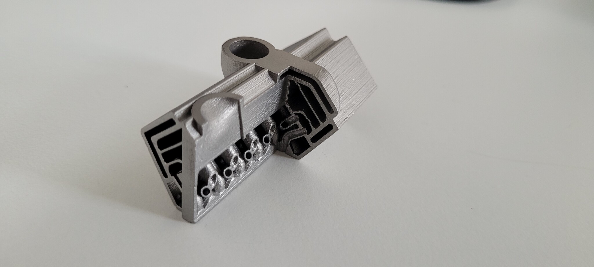 AM-printed glass burner