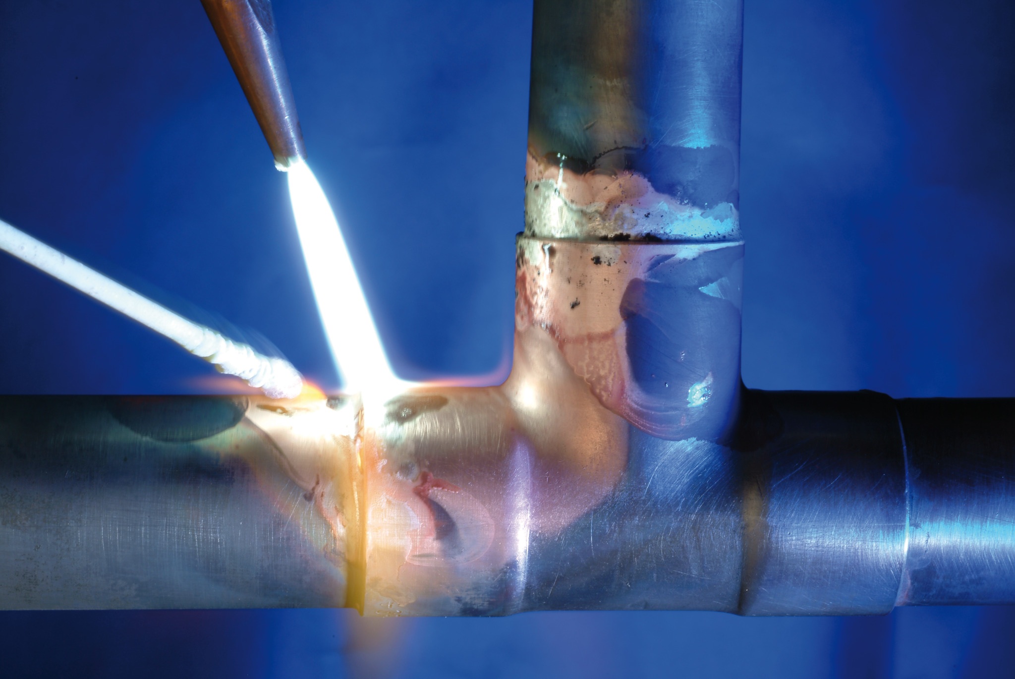 Soldering and joining of copper fitting