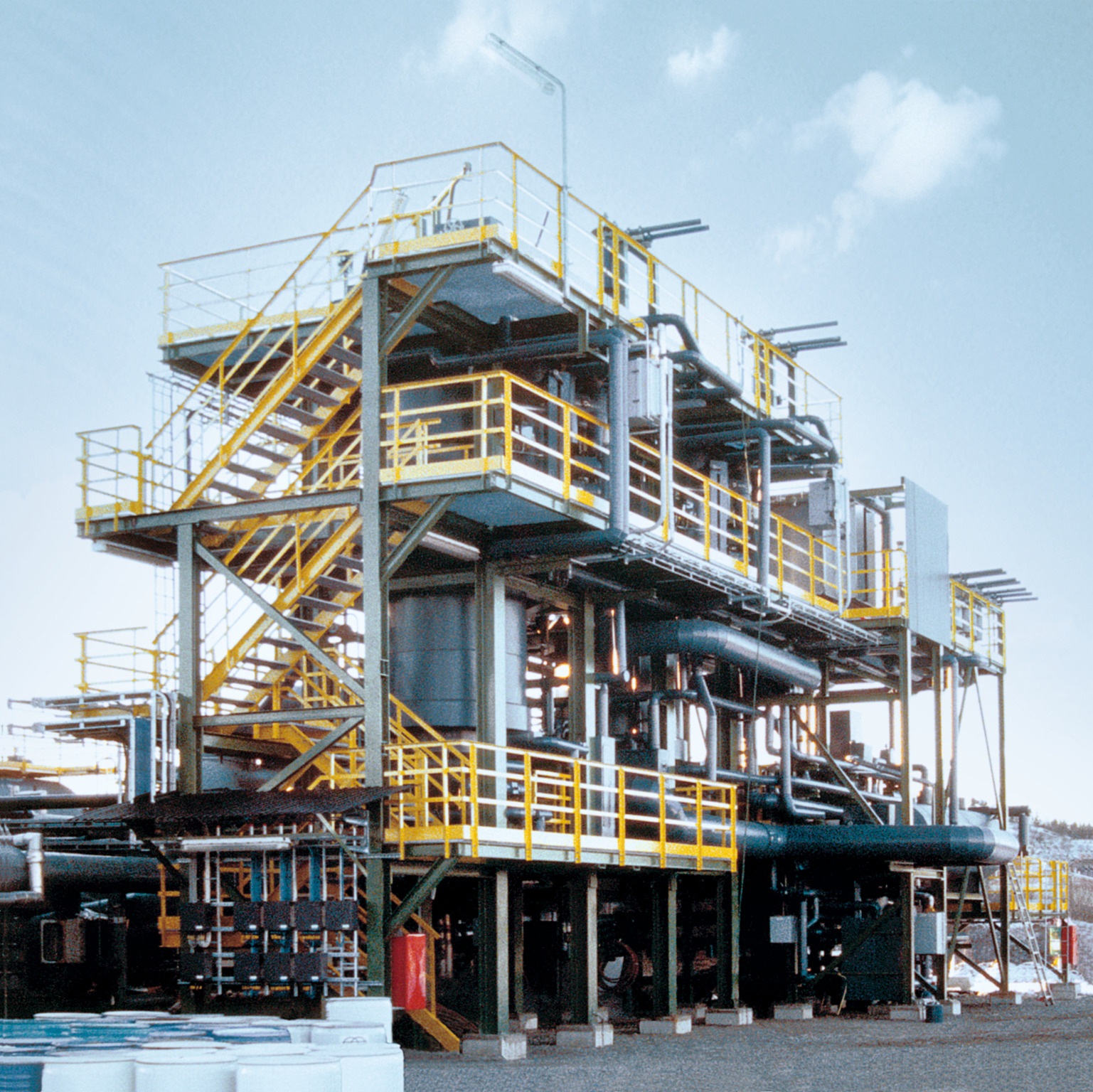 Claus plant in oil refinery complex